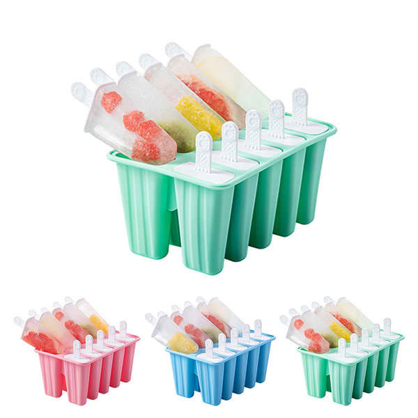 10 Grids Silicone Ice Cream Mold