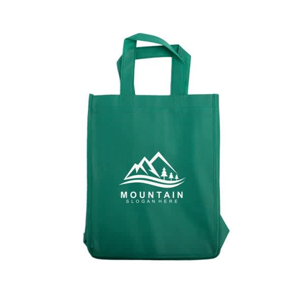 Double Layer Non Woven Two Bottle Wine Bag