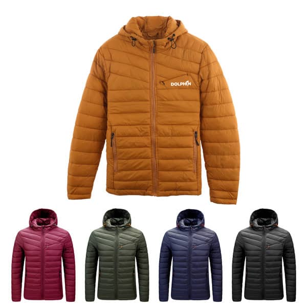 Fiber-Fill-Jacket With Hooded