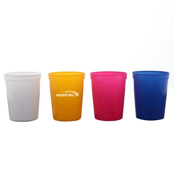 12 oz. Customized  Plastic Stadium Cup