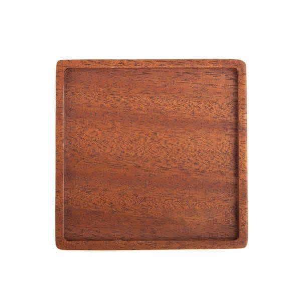 Wood Pad For Cup With Groove