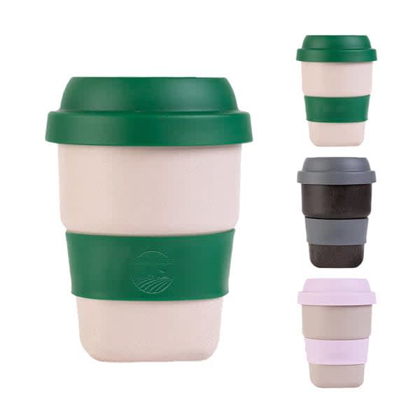 10 oz. Coffee Cup With Silicone Lid