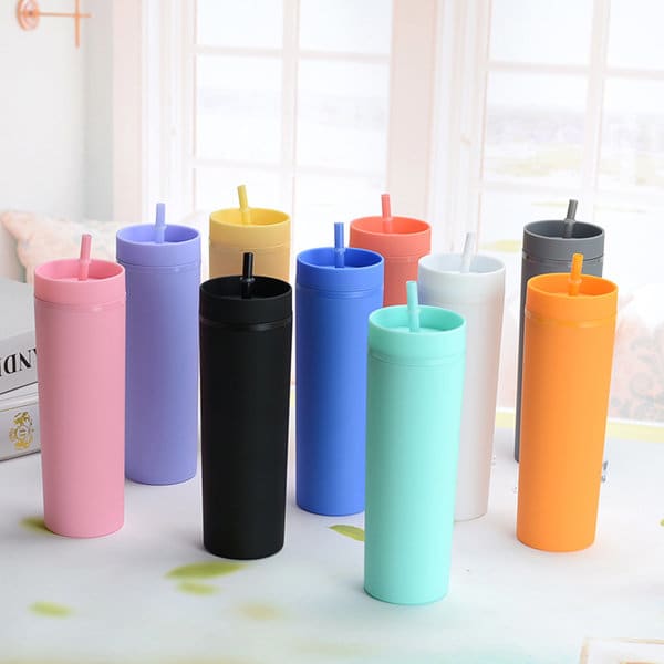 16 oz. Double Layer Frosted Plastic Cup
