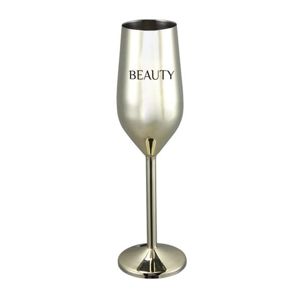 7.5 oz. Stainless Steel Champagne Glass