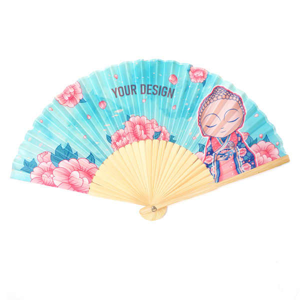 Cloth Bamboo Folding Fan