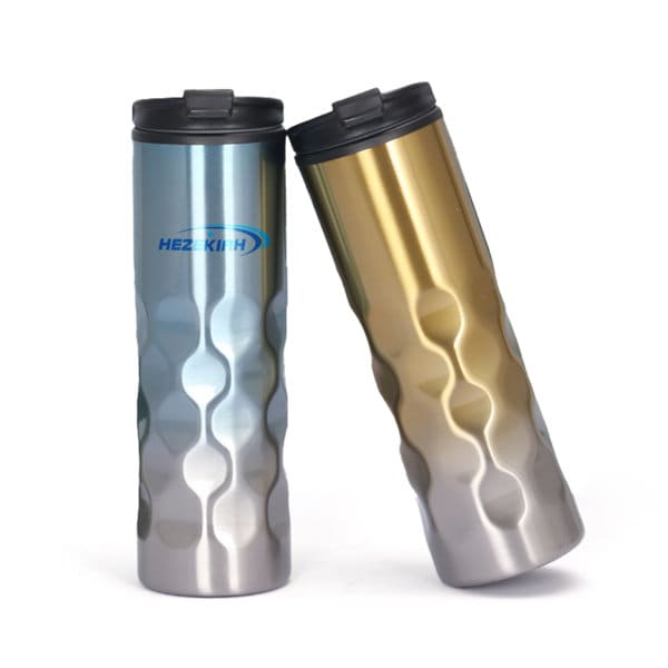 15 oz. Stainless Steel Spiral Thermos Cup