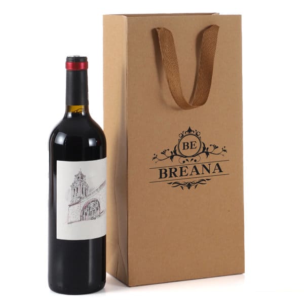 Double Bottle Kraft Paper Wine Gift Bags