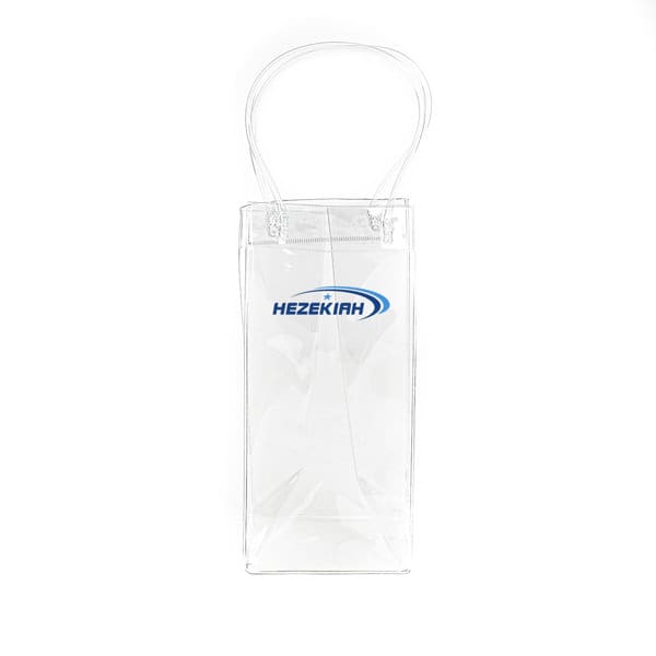 PVC Portable Wine Ice Bag With Handle