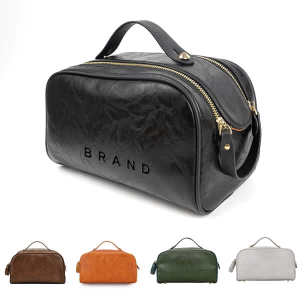 PU Portable Cosmetic Bag Set