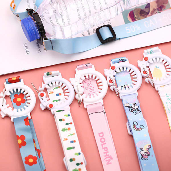 Polyester Water Bottle Holder Lanyard