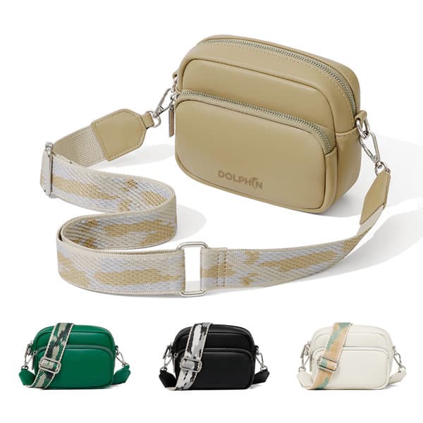 Square Crossbody Bag With Guitar Strap