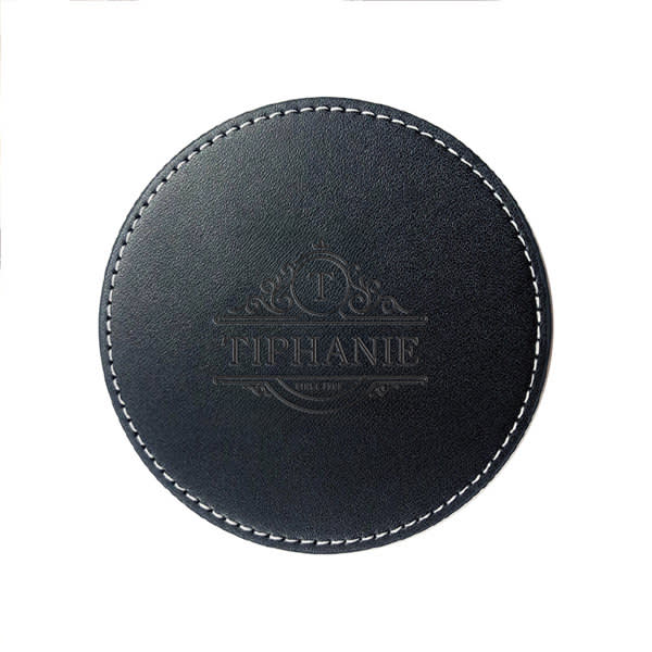 Custom PU Leather Coaster