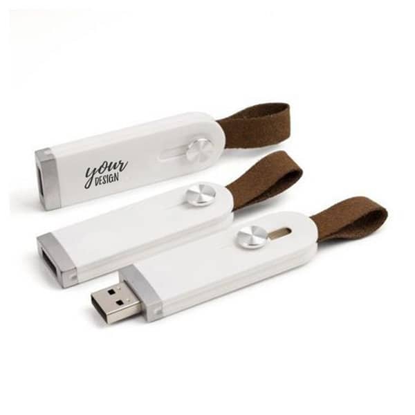 Retractable USB Flash Drive With Strap