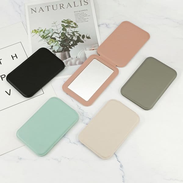 PU Folding Makeup Mirror