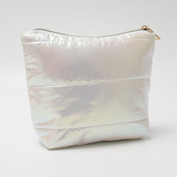 Quilted Cotton Makeup Bag