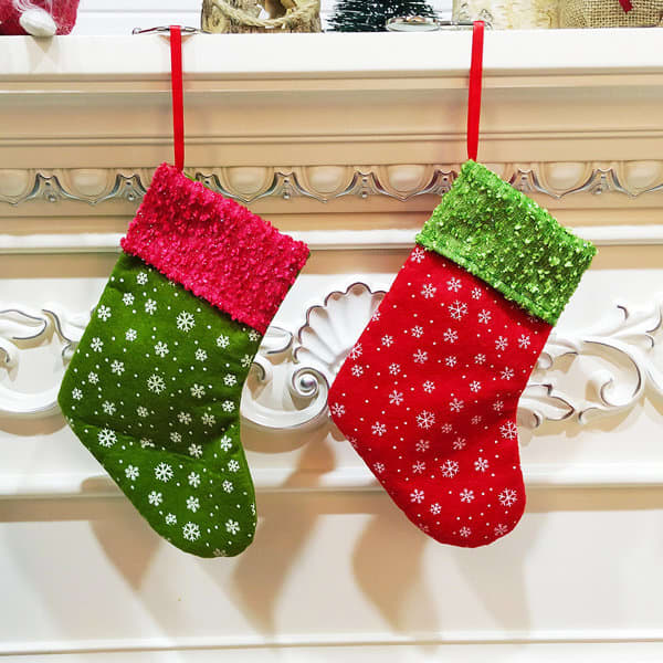 Christmas Stocking Shaped Gift Bag