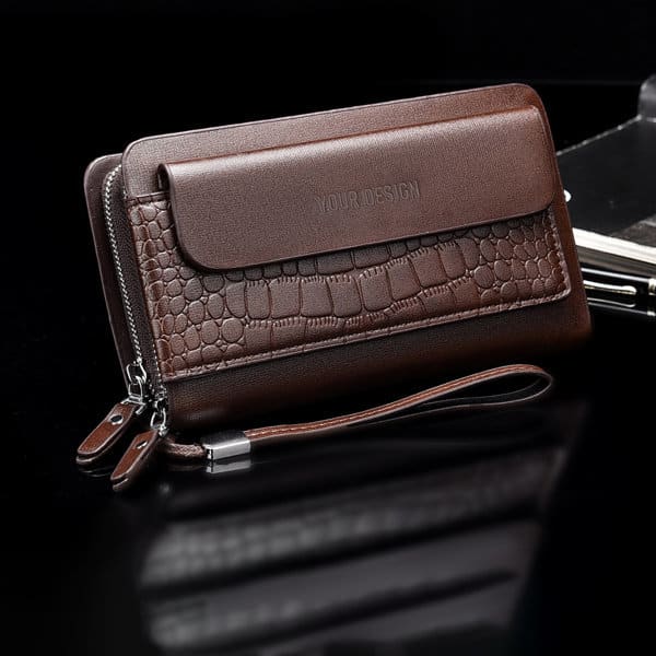 Large Capacity Long Double Zipper Wallet
