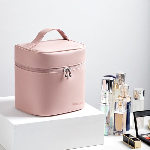 Foldable Barrel Toiletry Bag