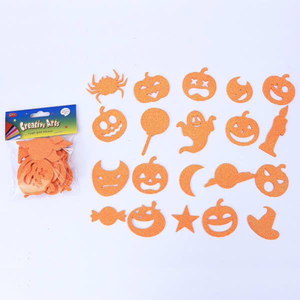Halloween Glitter Stickers