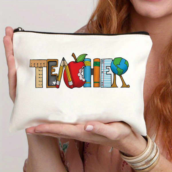 Canvas Cosmetic Pouch