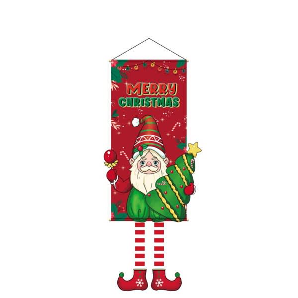 Personalized Hanging Christmas Flag