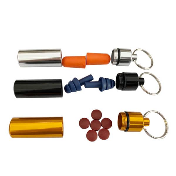 Small Portable Pill Case With Keychain