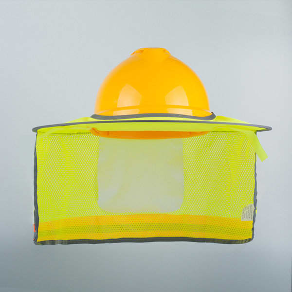 Full Brim Mesh Neck Sunshade Hard Hat
