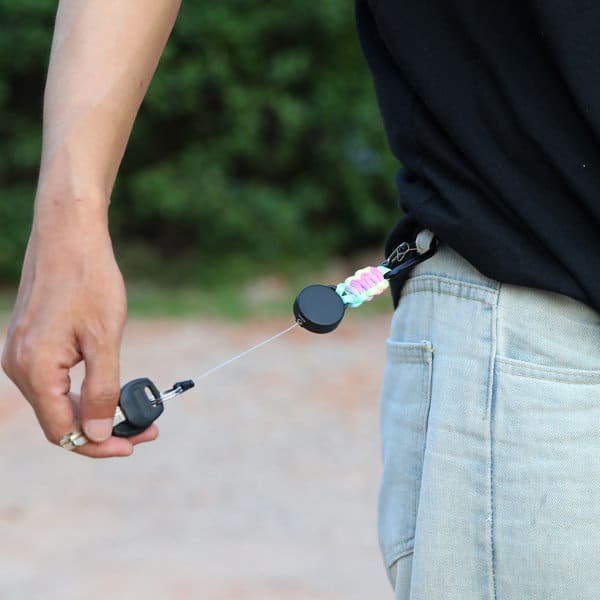 Multitool Carabiner Retractable Keychain