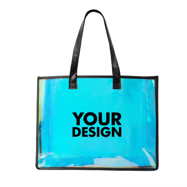 Holographic Beach Tote Bag