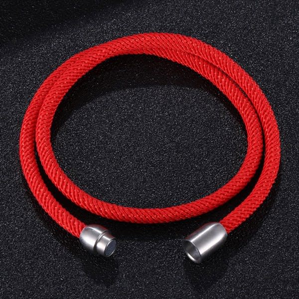 Magnetic Clasp Double Layer Rope Bracelet