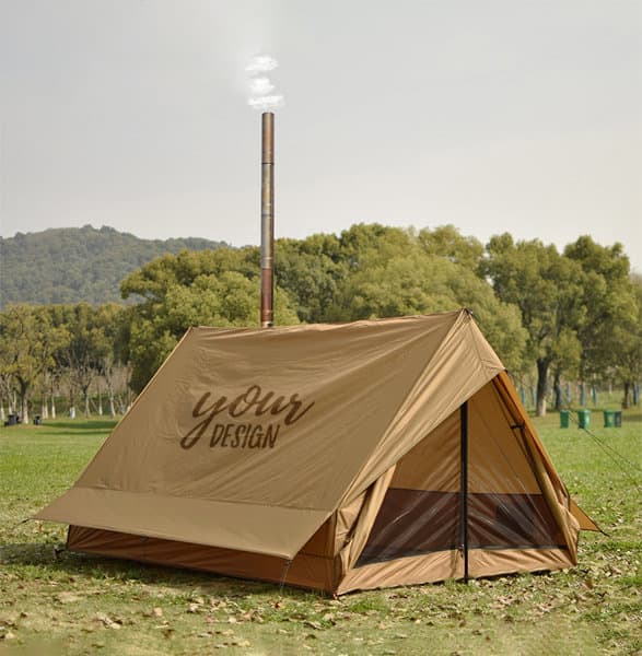 Camping Wall Tent With Stove Jack