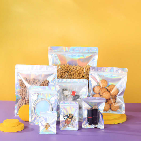 Laser Holographic Plastic Ziplock Bag