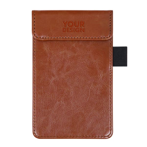 PU Leather Magnetic Folding Clipboard
