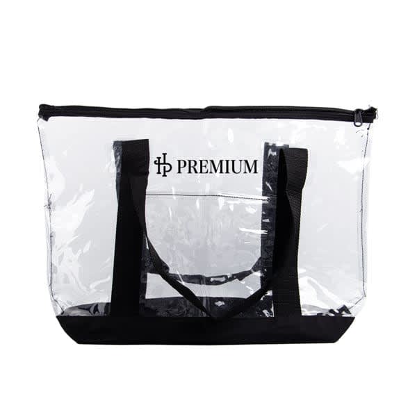 Large Clear Beach Tote Bag With Zipper