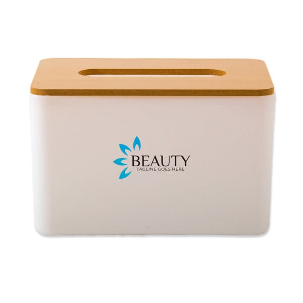 Custom Tissue Box With Wooden Lid
