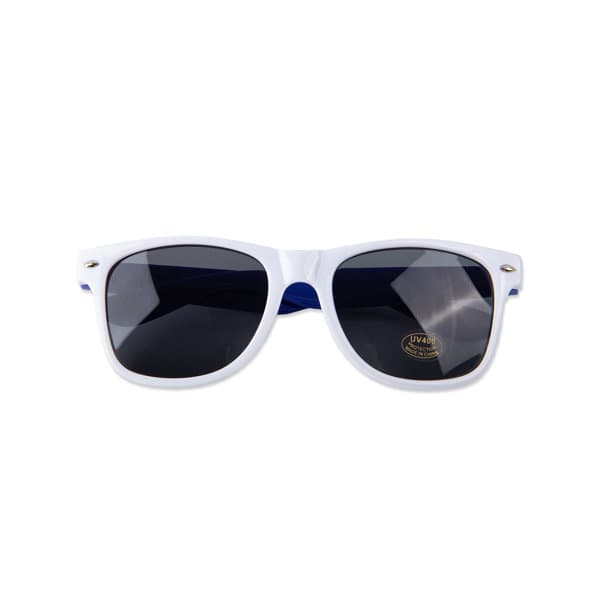 Promotional White Frame Neon Classic Sunglasses