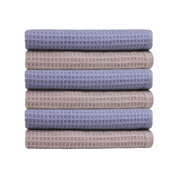 Waffle Absorbent Cotton Kitchen Towel