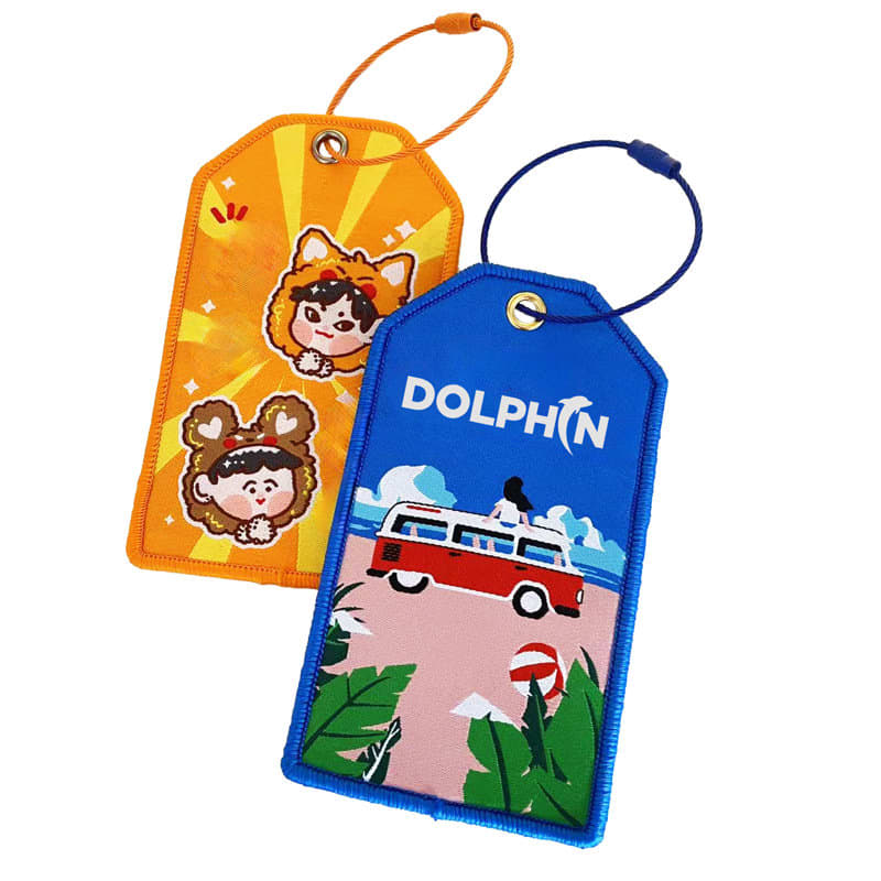 Custom Airport Embroidered Luggage Tag