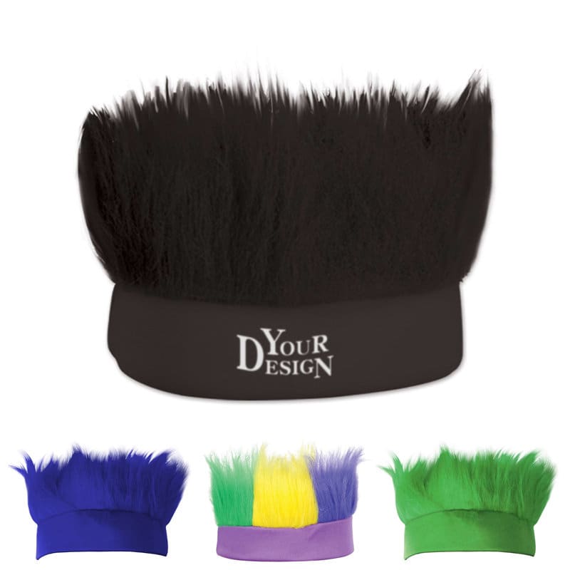 Promotional Crazy Fan Wig With Headband