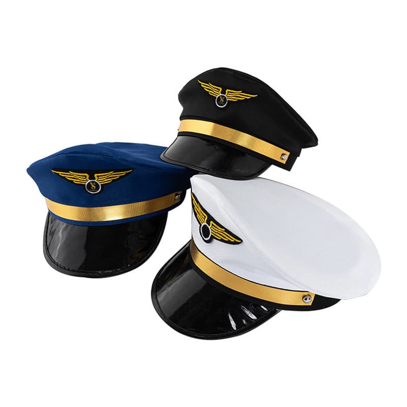 Halloween Costume Airline Pilot Hat