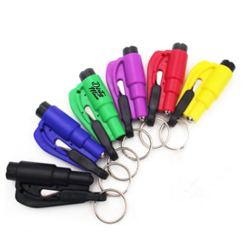 Car Escape Tool WIth Seatbelt Cutter Keychain