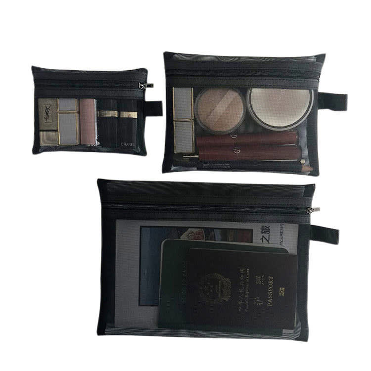 Mini Mesh Lipstick Cosmetic Bag