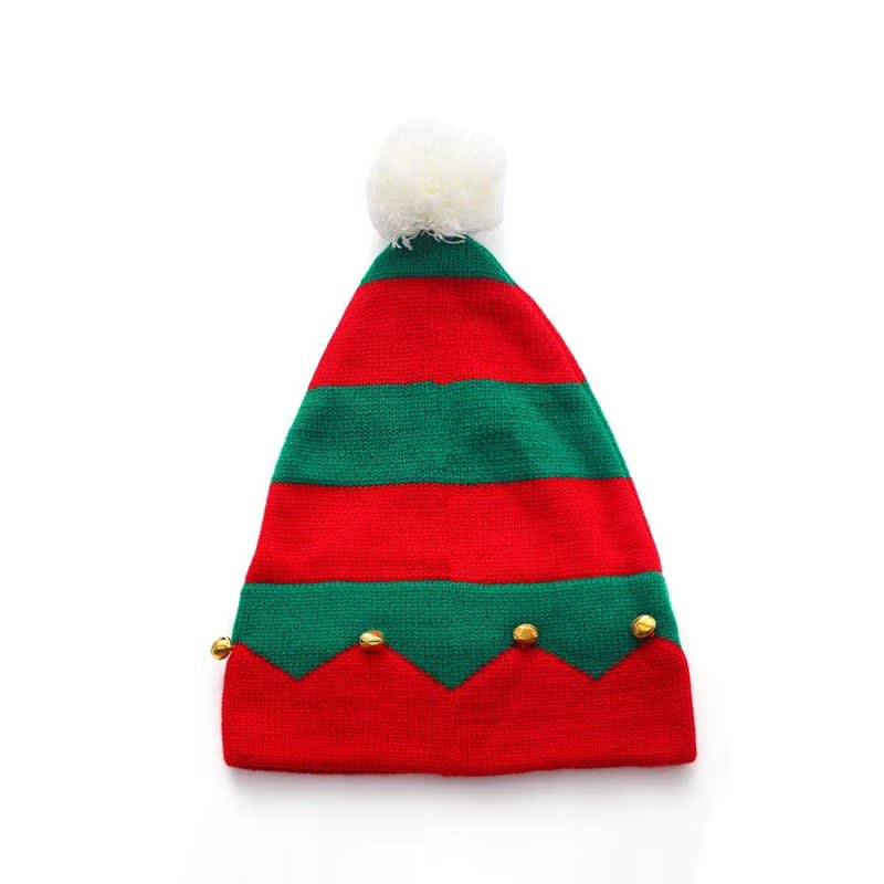 Christmas Beanie With Plush Ball