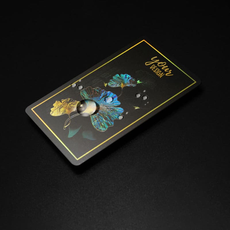 Personalized Holographic Rainbow Business Cards