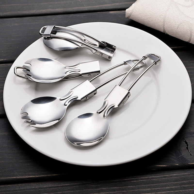 Folding Camping Cutlery Set