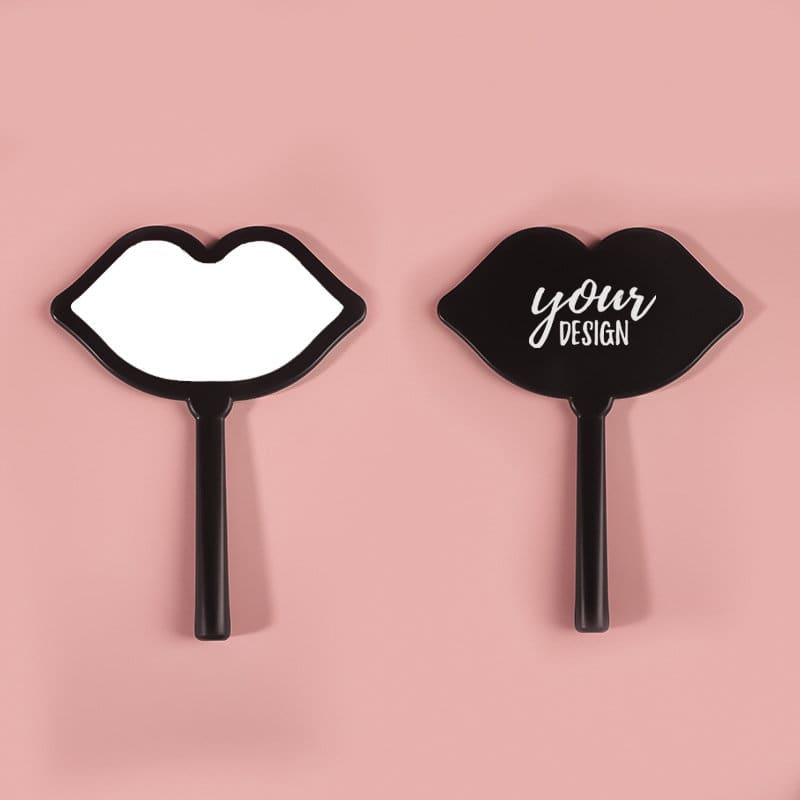 Lip Shape Hand Mirror