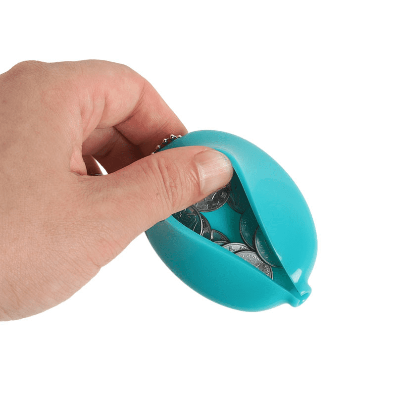 PVC Squeeze Oval Coin Purse