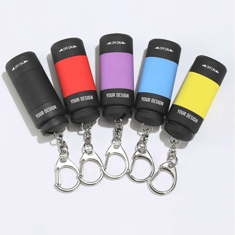 Led Rechargeable Flashlight Keychain