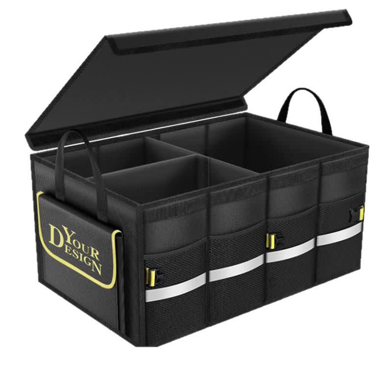 Multi Compartment Car Trunk Organizer