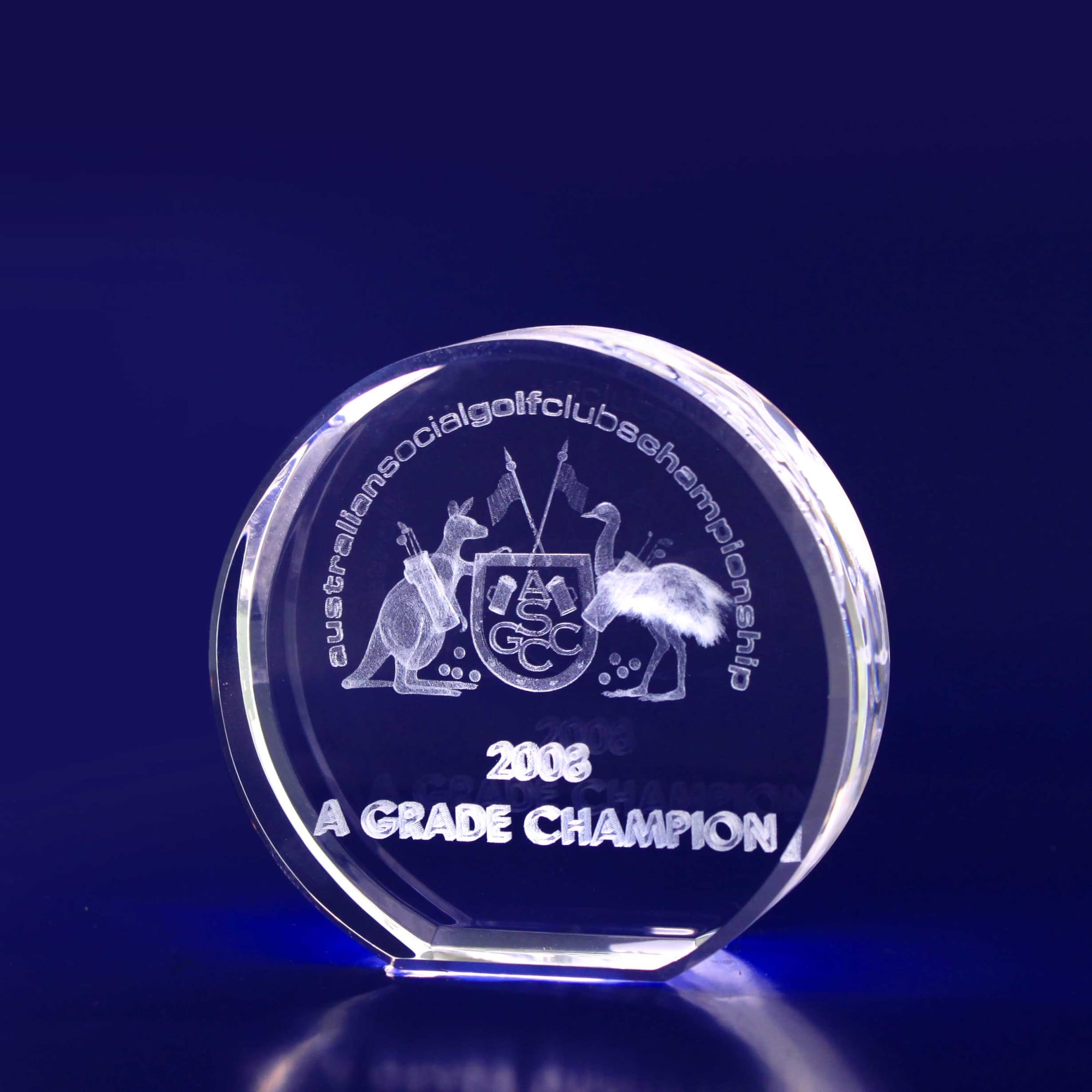 3D Crystal Round (70mm diametre) - RND7 Image